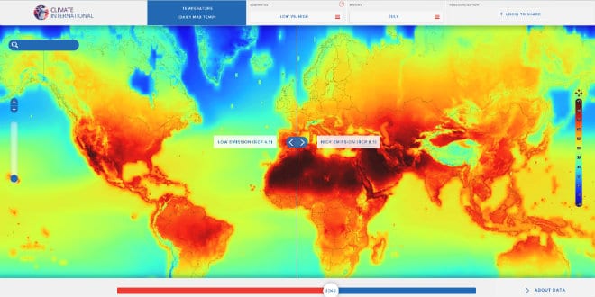 previsions nasa climat 2100