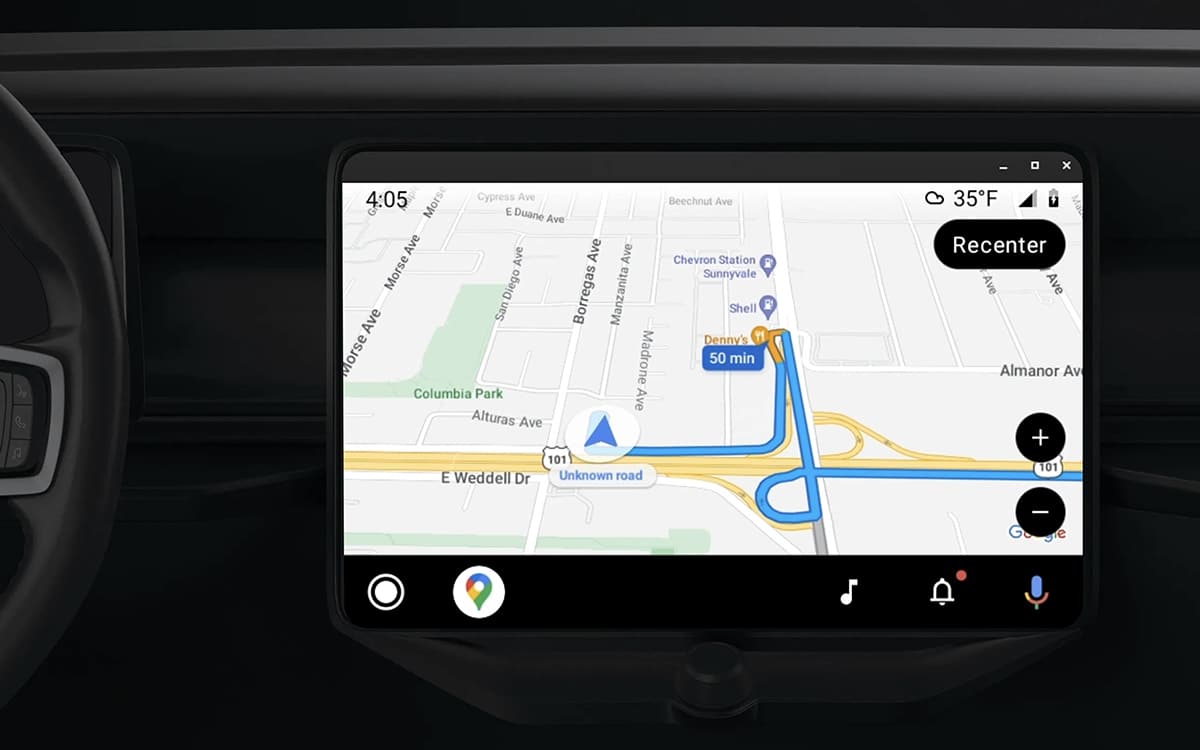 Android Auto Google Maps