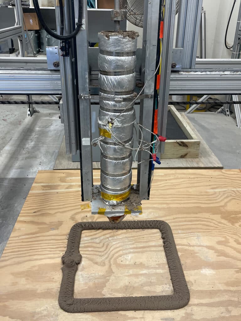 Béton ciment lune NASA 3D