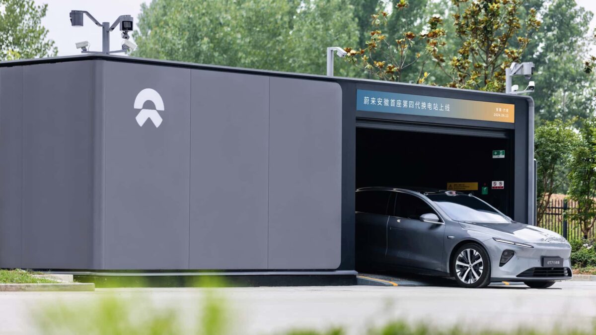 Nio station remplacement batterie