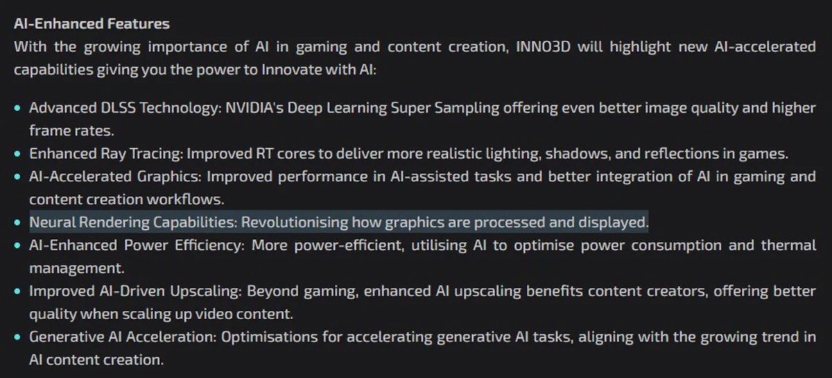 RTX 50 Nvidia rendu neuronal