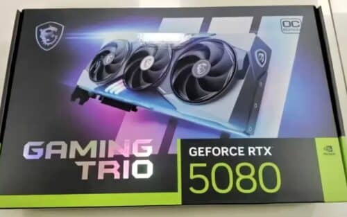 La RTX 5080 de MSI a fuité : voici ses caractéristiques et des images de son design