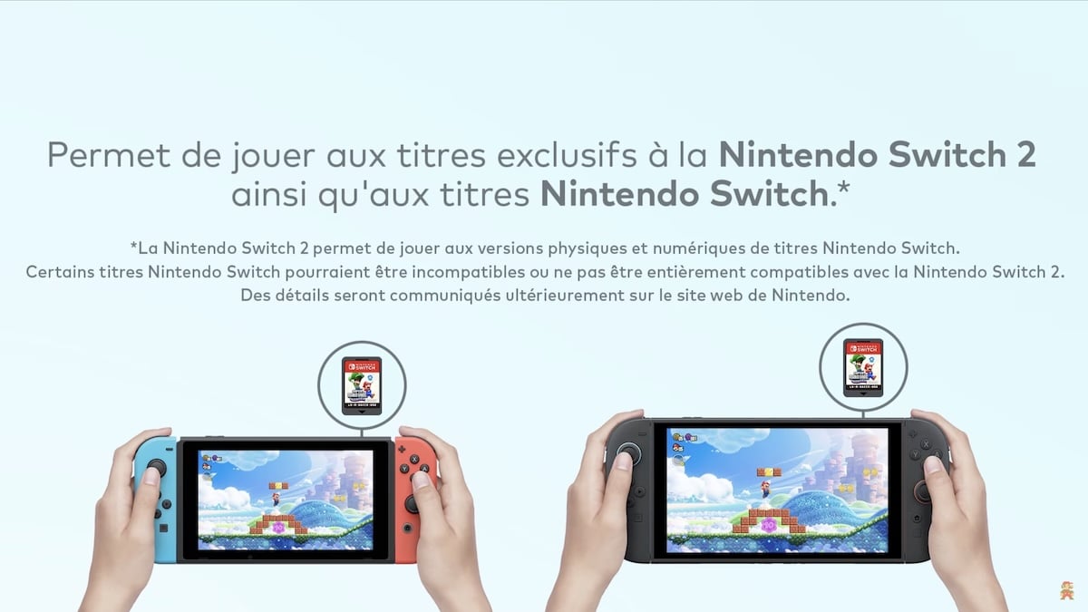 Switch 2 rétrocompatibilité