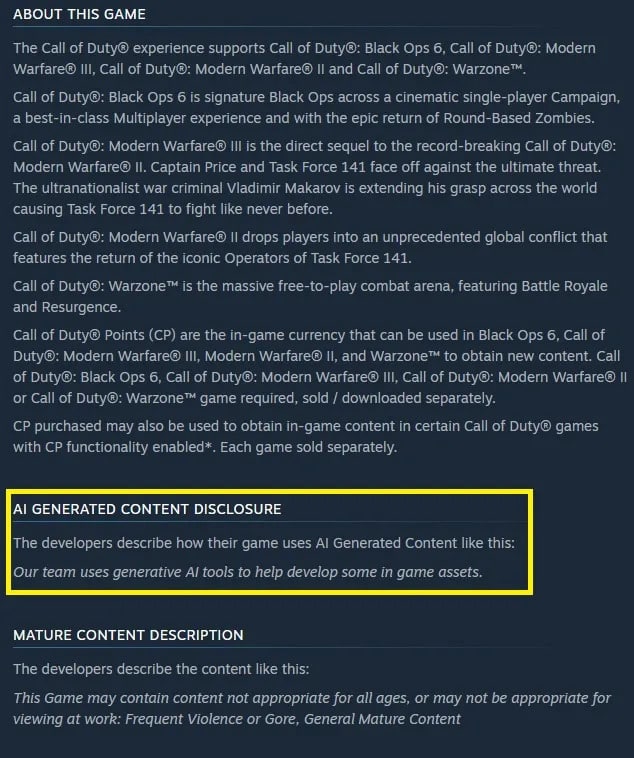 Page Steam Call Of Duty