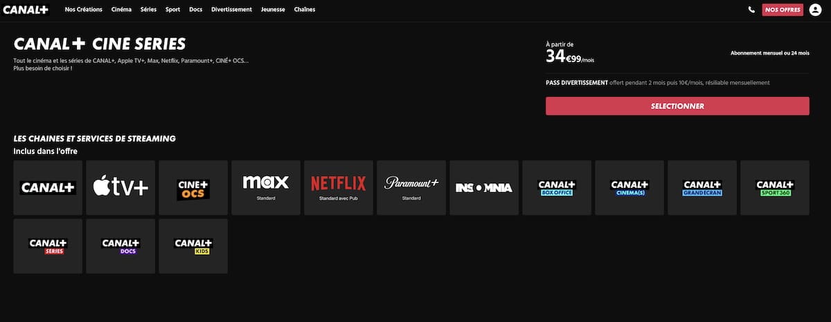Canal+ Ciné Séries