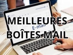 meilleures boîtes mail gratuites