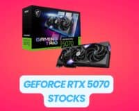 Nvidia GeForce RTX 5070 stock
