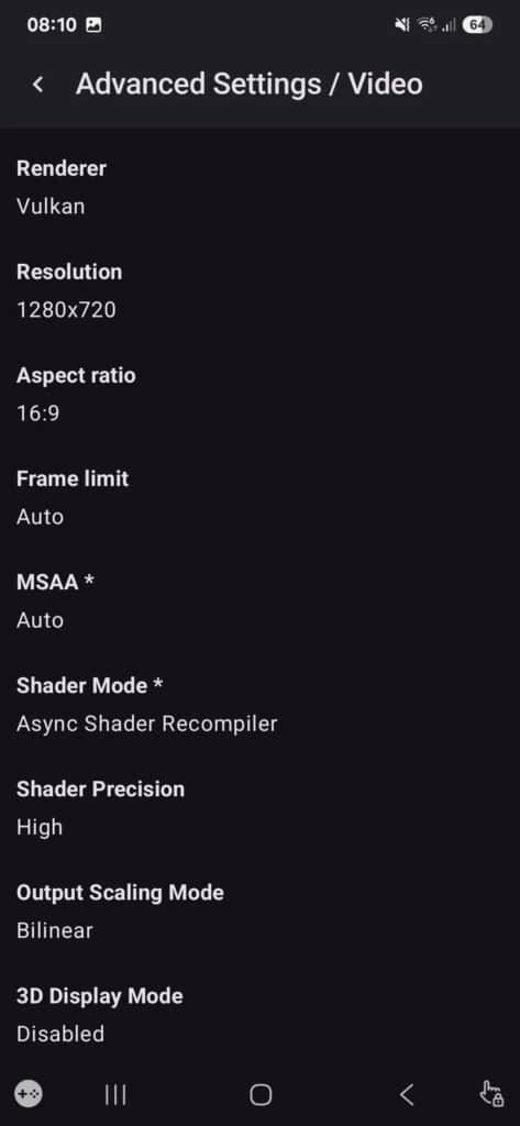 RPCS3 Android Menu 3