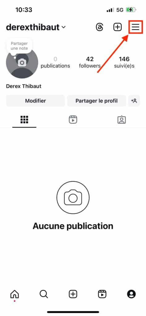 Supprimer compte Instagram