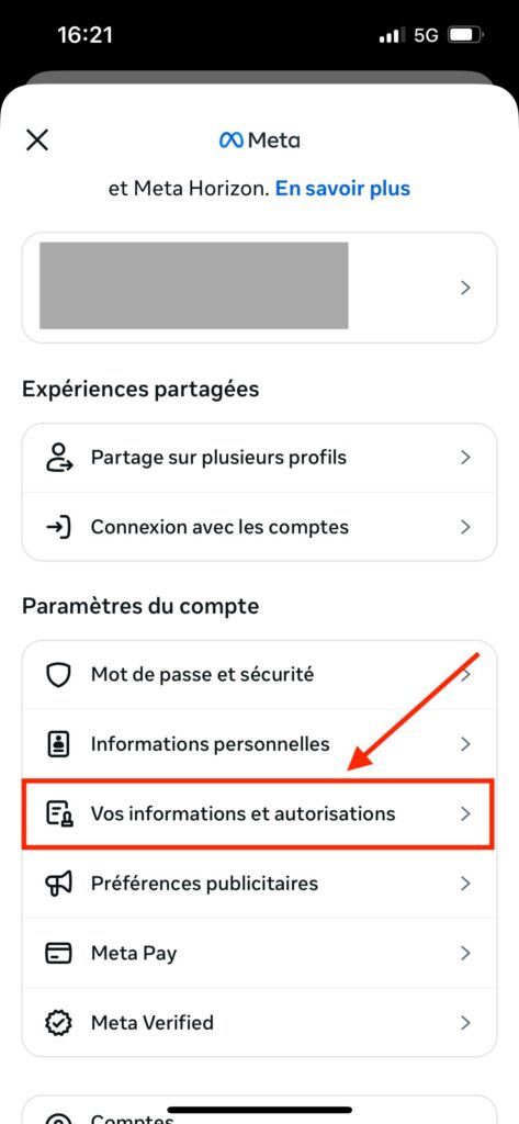 sauvegarder données Facebook smartphone