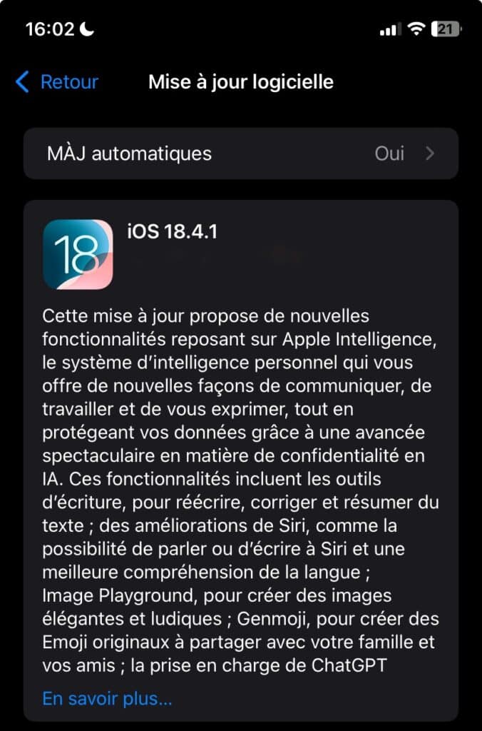 iOS 18.4.1