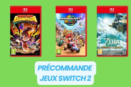 Précommande jeux switch 2