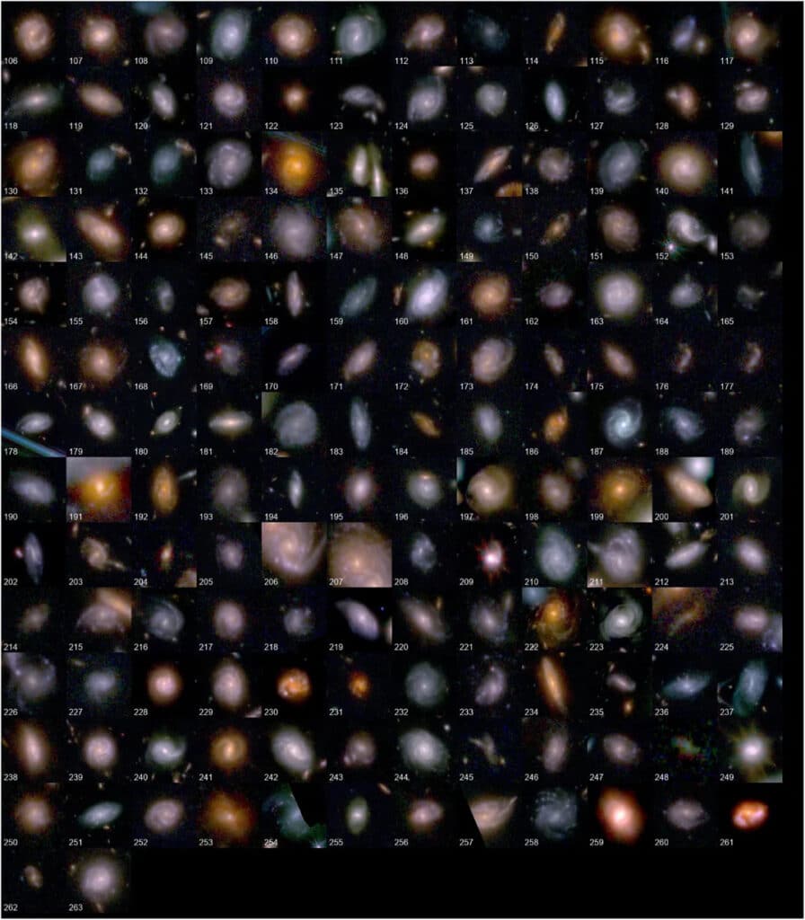 galaxies tournant dans le sens inverse de la Voie lactée