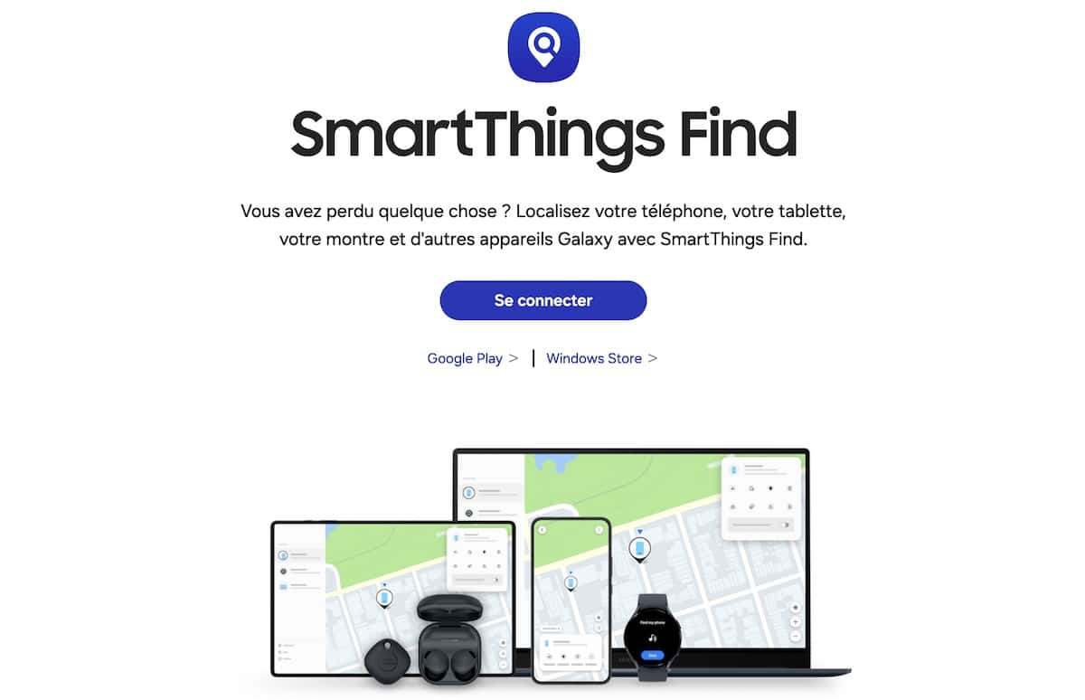 localiser smartphone Samsung perdu