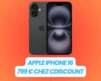 Le prix de l’iPhone 16 est en chute libre chez Cdiscount, c’est le moment de changer de smartphone !