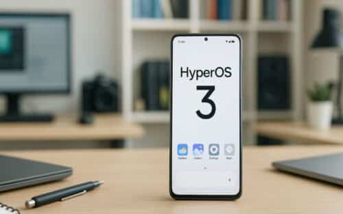 HyperOS 3 : ces nouvelles images montrent son design épuré qui s&rsquo;inspire d&rsquo;iOS 26
