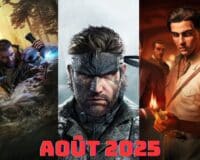 sorties jeux vidéo de août 2025