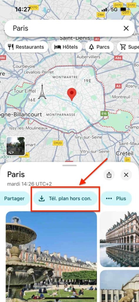 Google maps télécharger carte
