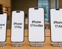 iPhone 17 : la taille des quatre smartphones est connue, merci à cette image fuitée pour l&rsquo;info