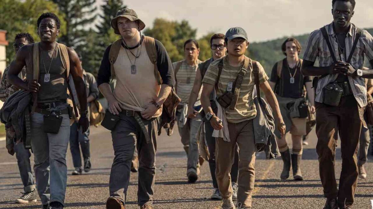 Un des premiers visuels de marche ou crève de Stephen King