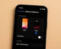 Activer le mode sombre sur iPhone