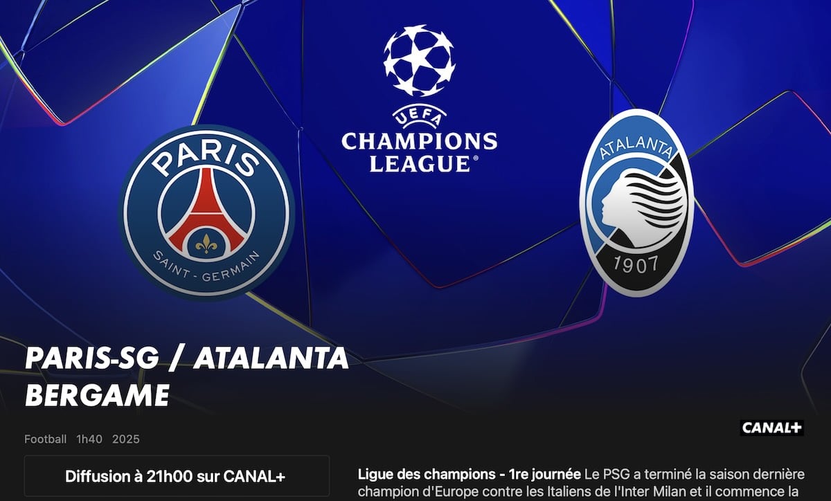 PSG – Atalanta canal