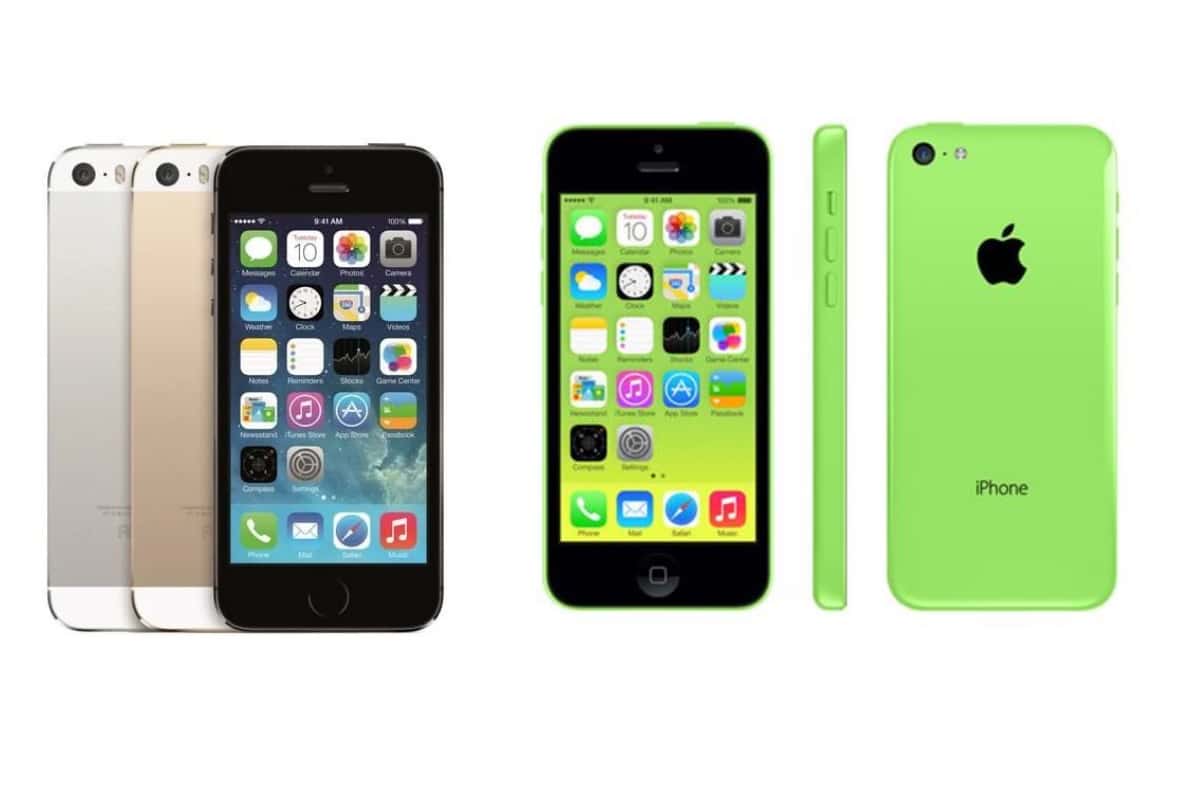 iPhone 5s et 5c