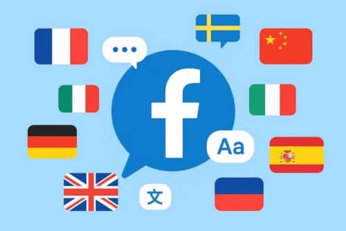 traduire une publication Facebook en français