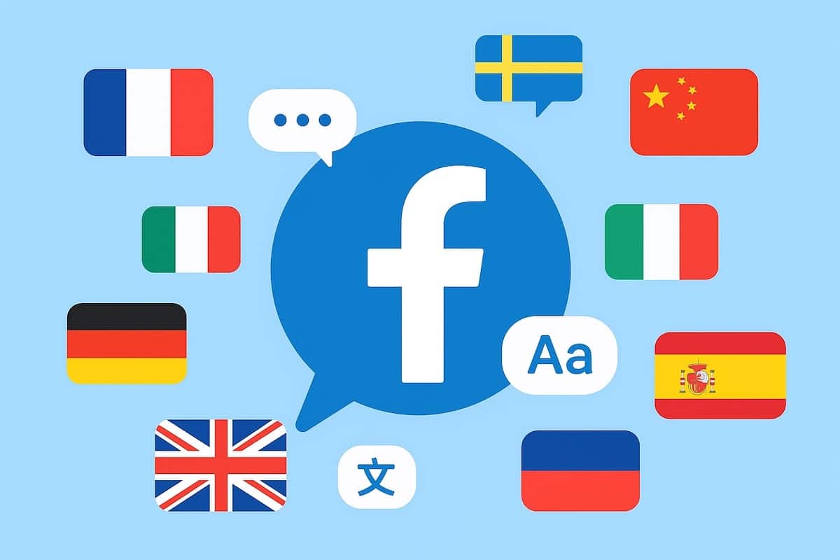 traduire une publication Facebook en français
