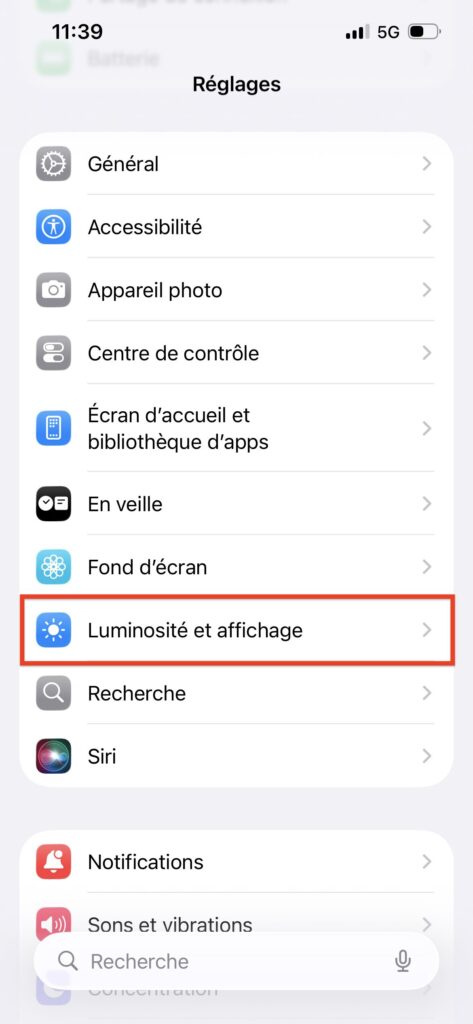 mode sombre instagram smartphones