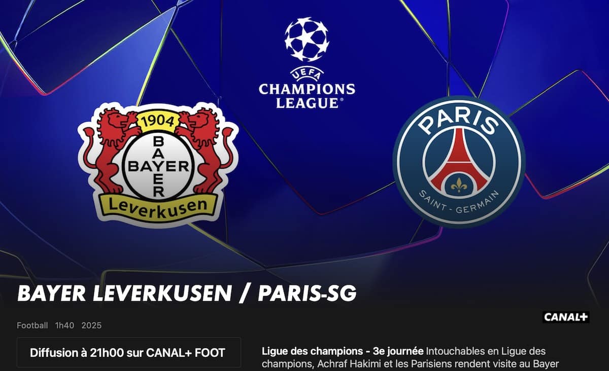 Bayer Leverkusen - PSG canal