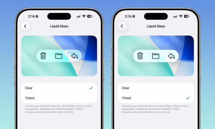 iOS 26 Liquid Glass