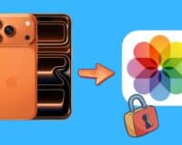 cacher photo iPhone