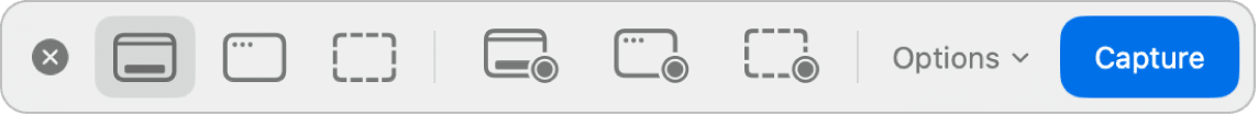 capture d'écran mac