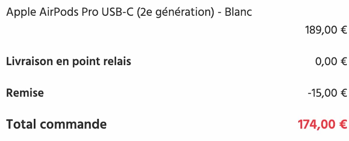 AirPods Pro 2 pas cher