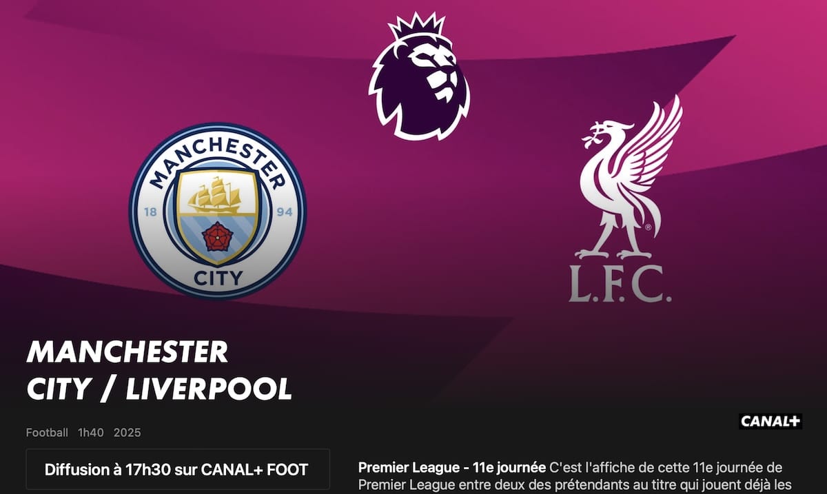 Manchester City - Liverpool direct