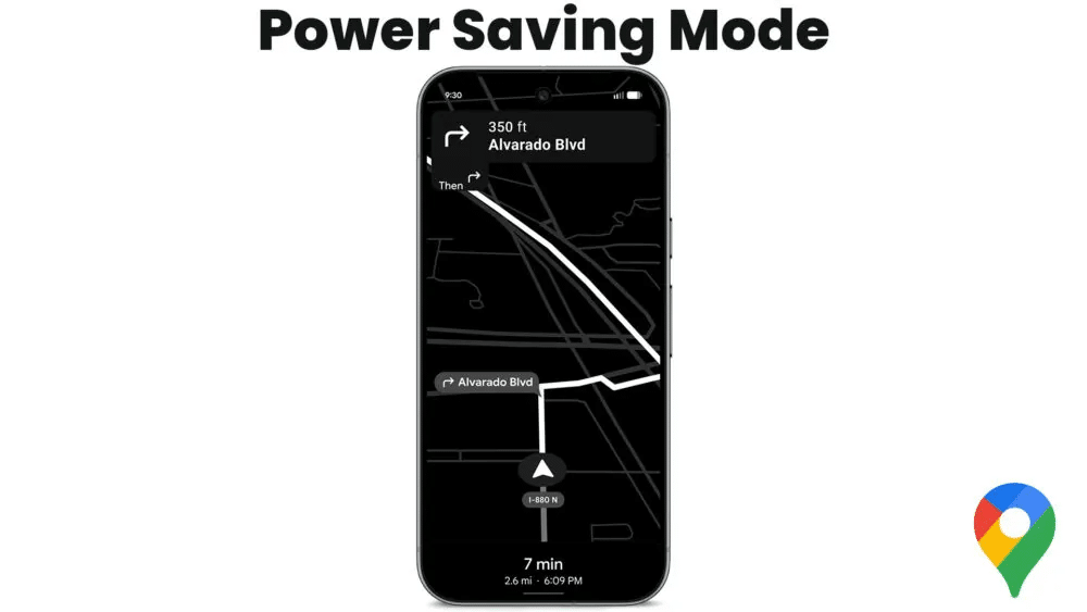 Power Saving Mode Pixel 10 Google Maps
