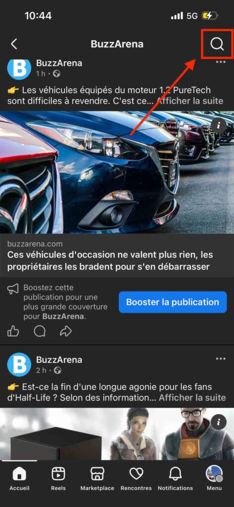 comment savoir blocage Facebook