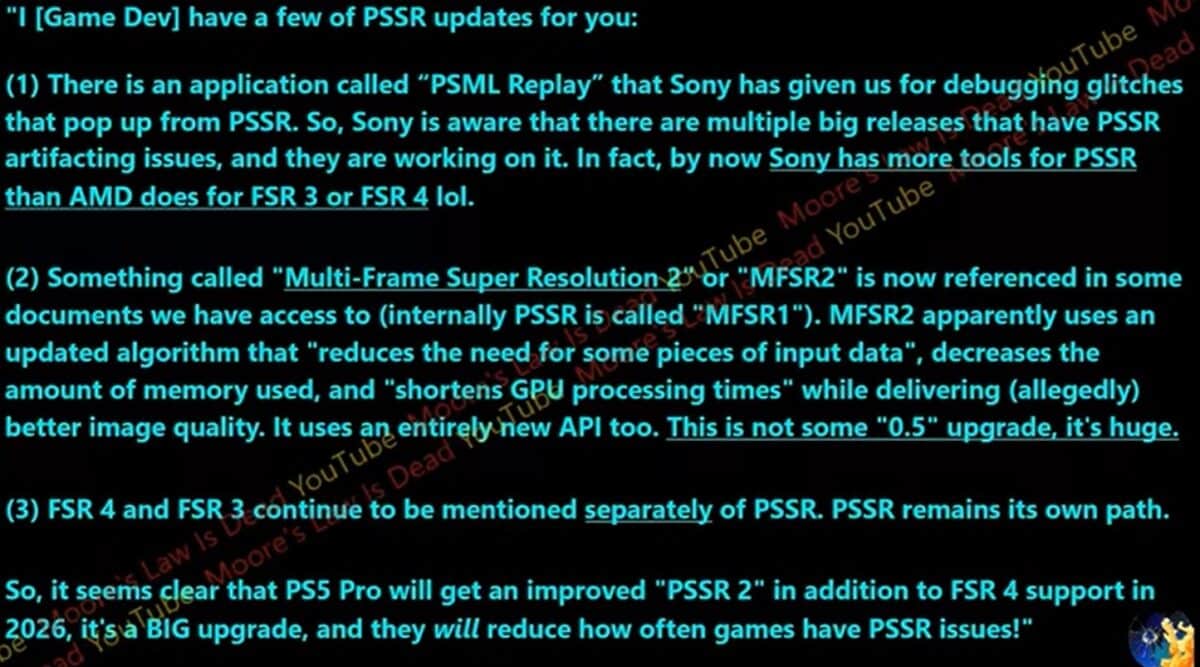 PS5 Pro PSSR2