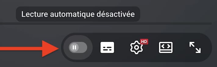 désactiver lecture automatique PC