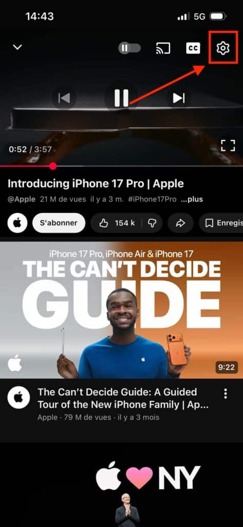 activer sous titres automatiques youtube