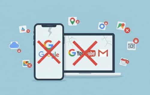 supprimer compte Google