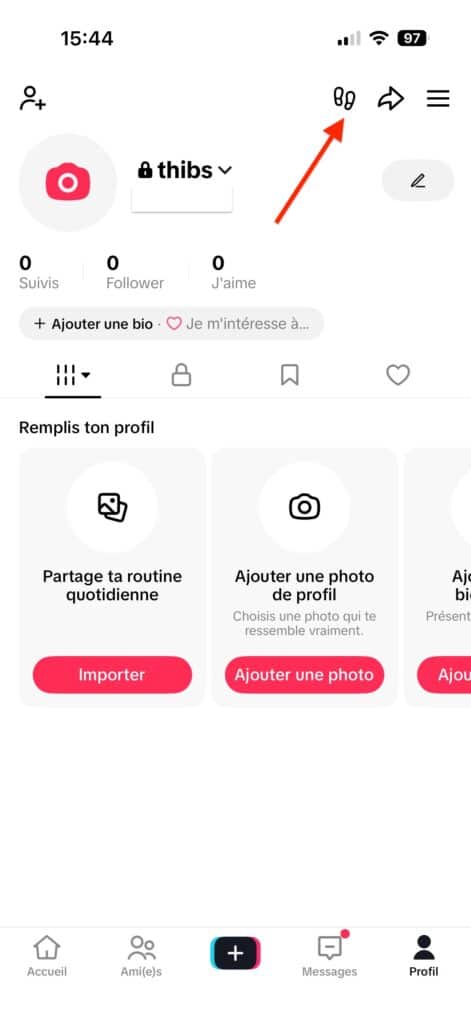 activer l’historique des vues TikTok