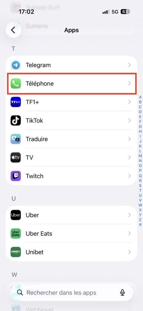 Passé appel masqué iPhone