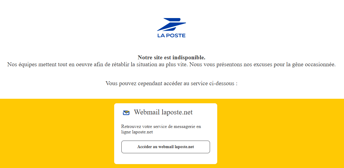 La Poste cyberattaque