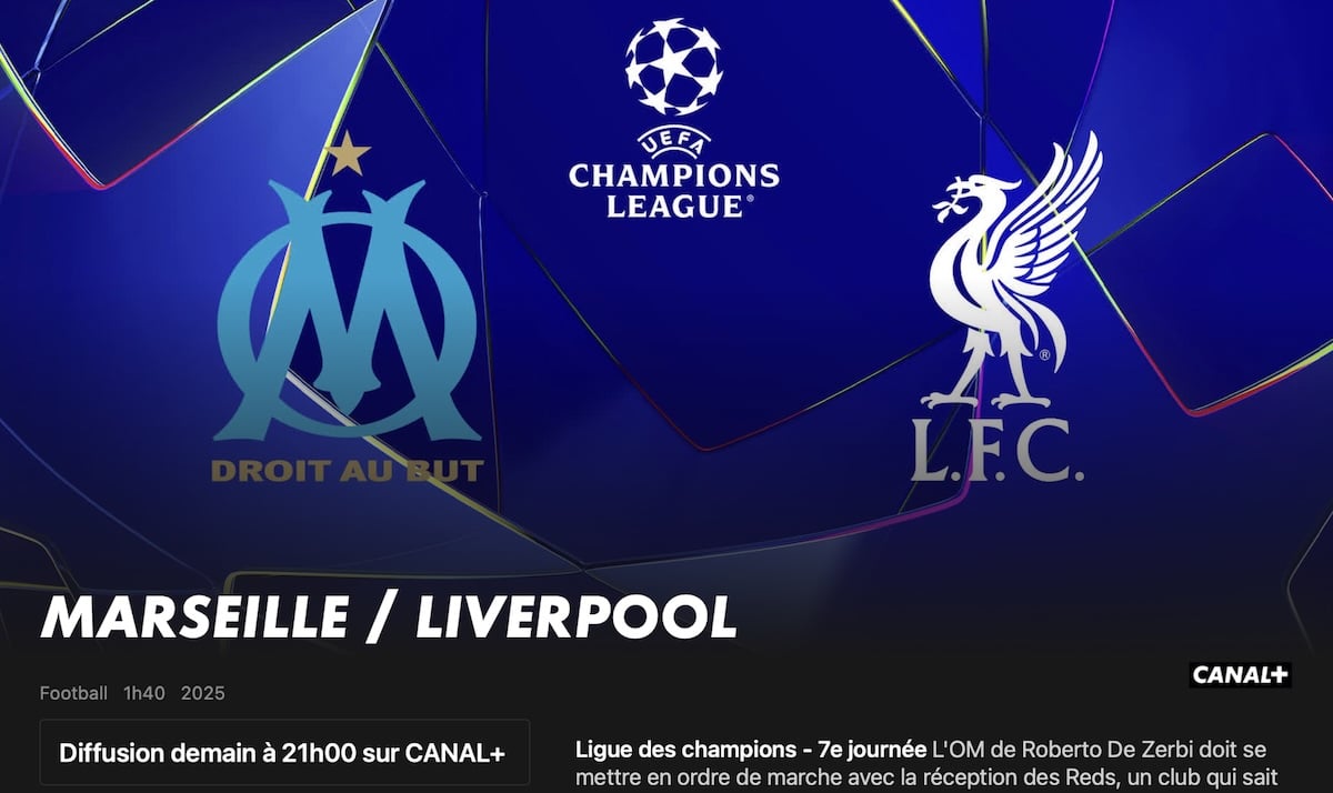Marseille - Liverpool heure