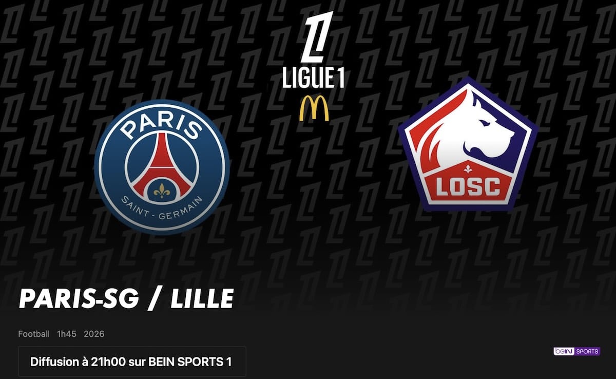 PSG - Lille heure
