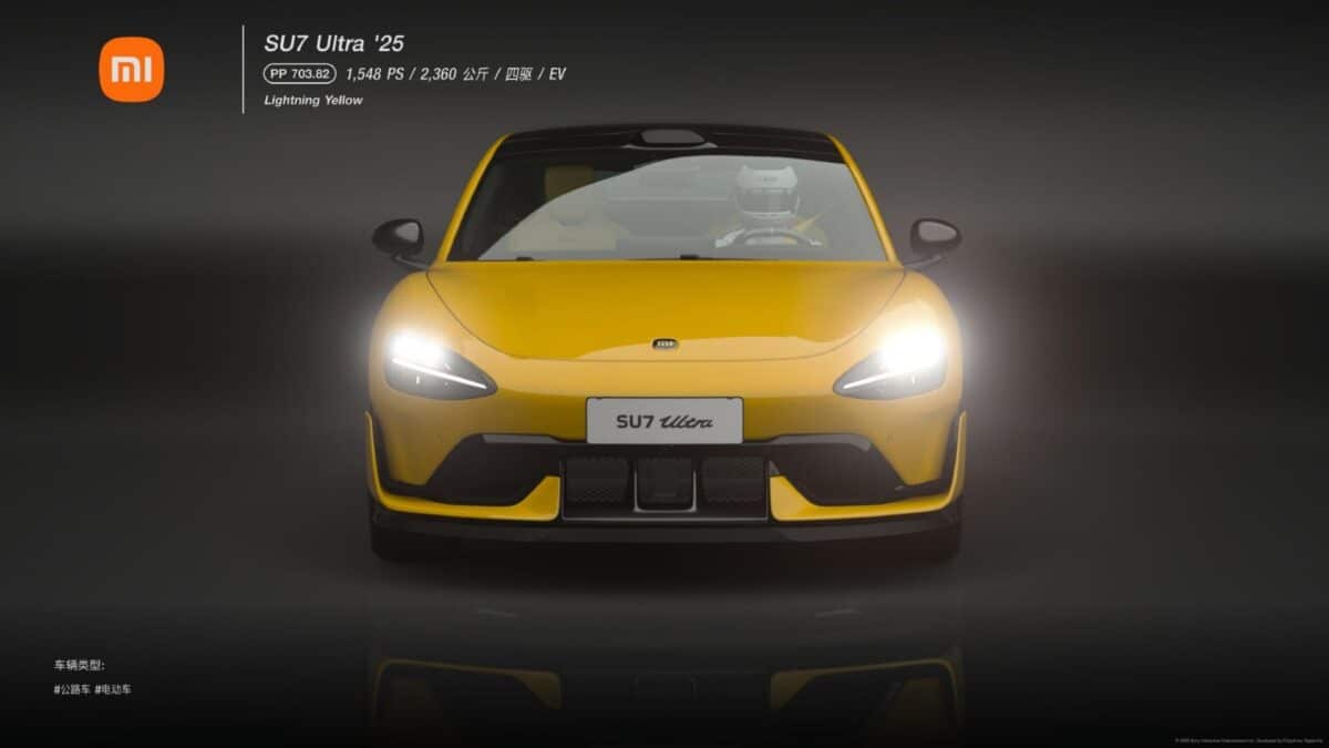 Xiaomi SU7 Ultra Gran Turismo 7