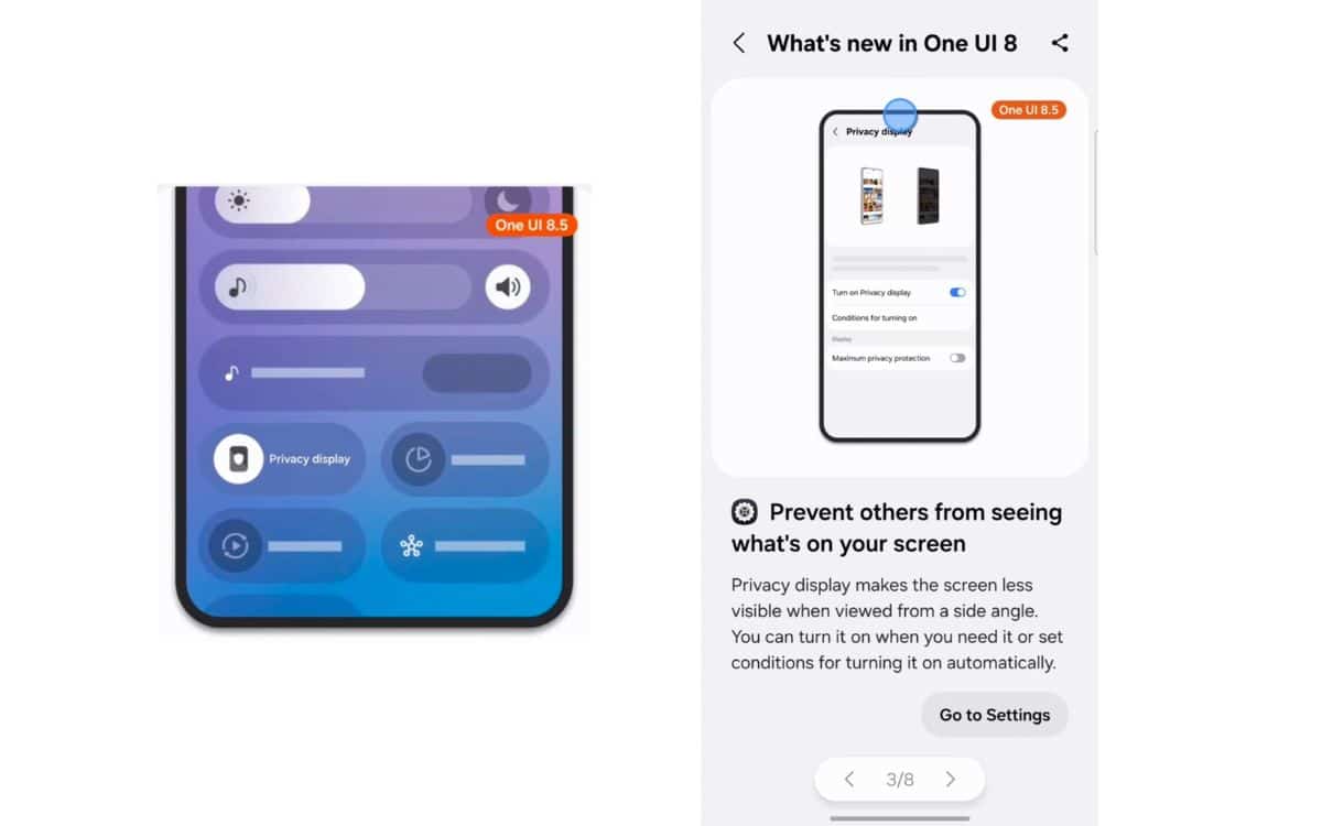 Samsung Galaxy S26 Ultra One UI 8.5 Privacy Display