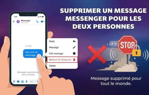 Supprimer message pour deux messenger